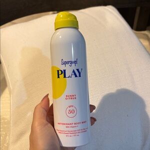 Supergoop! PLAY Sunny Citrus SPF 50 Antioxidant Body M1st- White & Yellow
